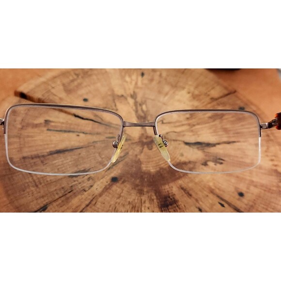 Prada VPR51M 54017 Half Rim Faux Tortoise Shell Glasses No Script Lenses - Picture 10 of 13